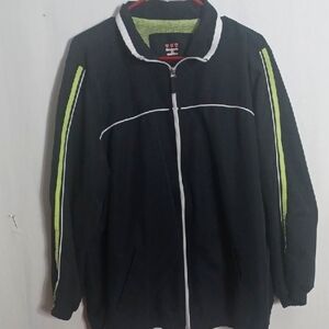 Three Hearts Black and Yellow Windbreaker